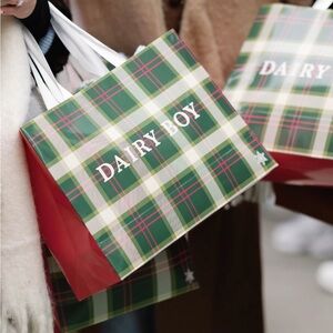 Dairyboy NYC Popup Holiday Shopping Bag